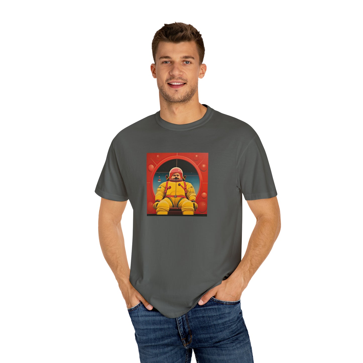 Cosmic Contemplation - Unisex Garment-Dyed T-shirt