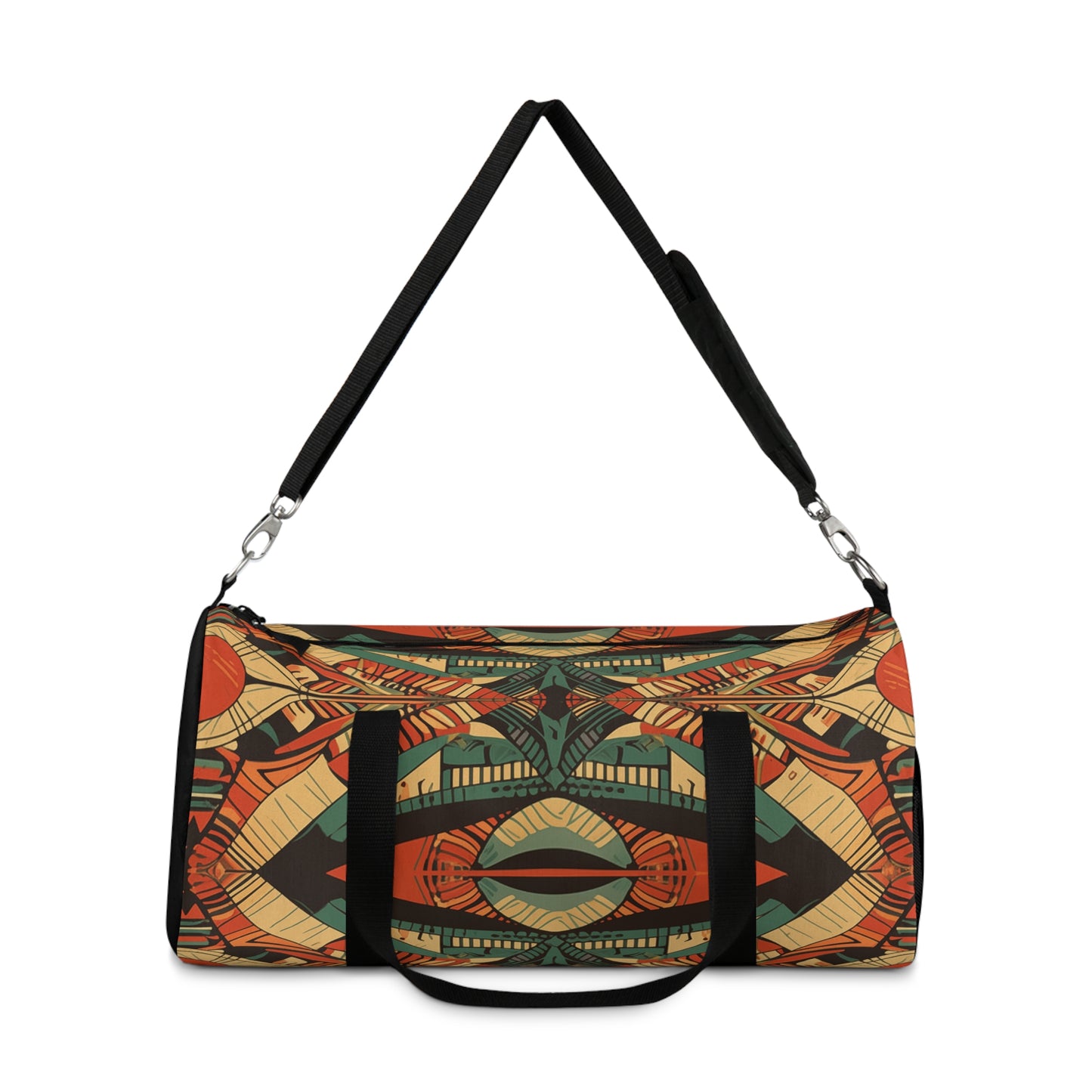Ecstasy Heart Art Deco Duffel Bag