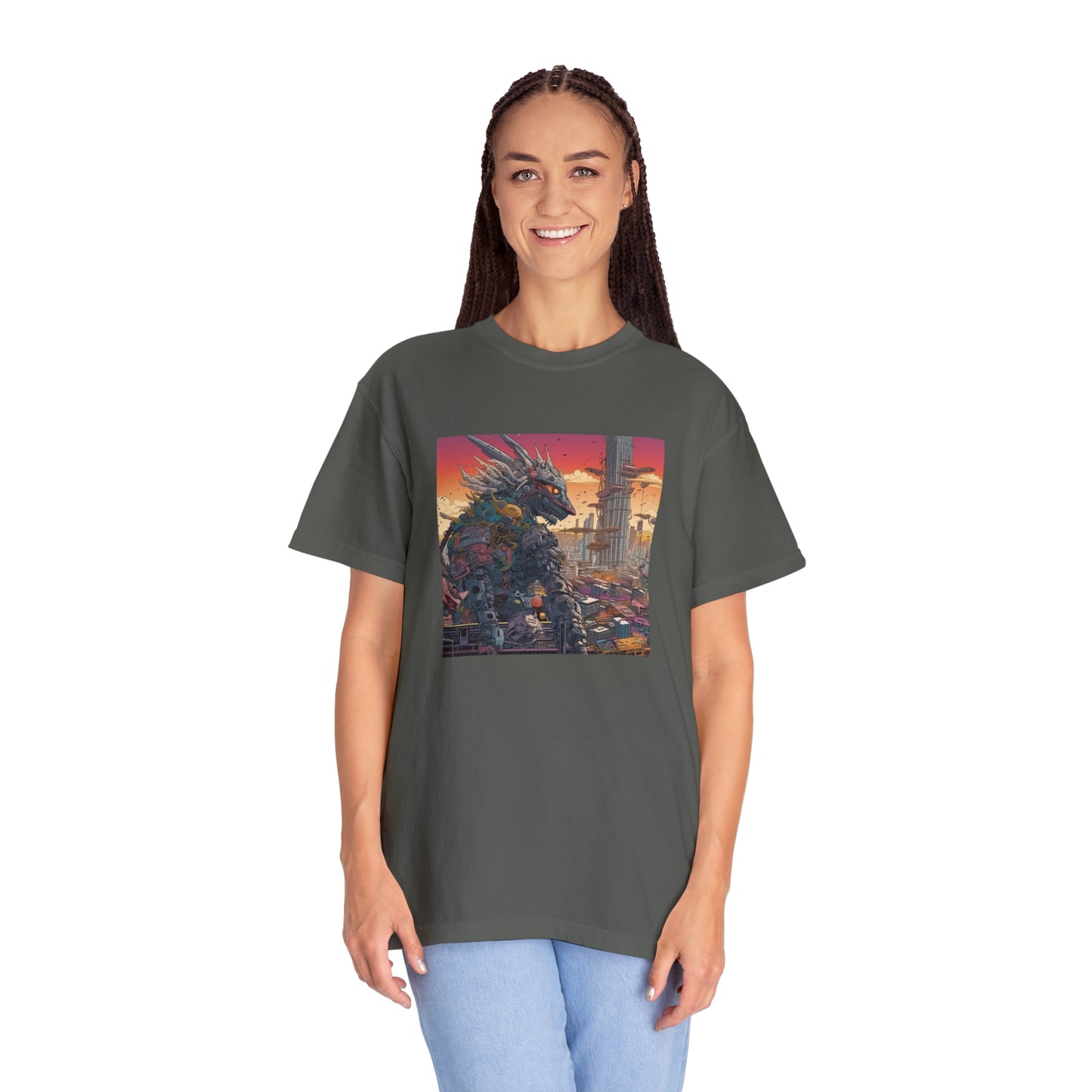 Mecha Godzilla - Unisex Garment-Dyed T-shirt
