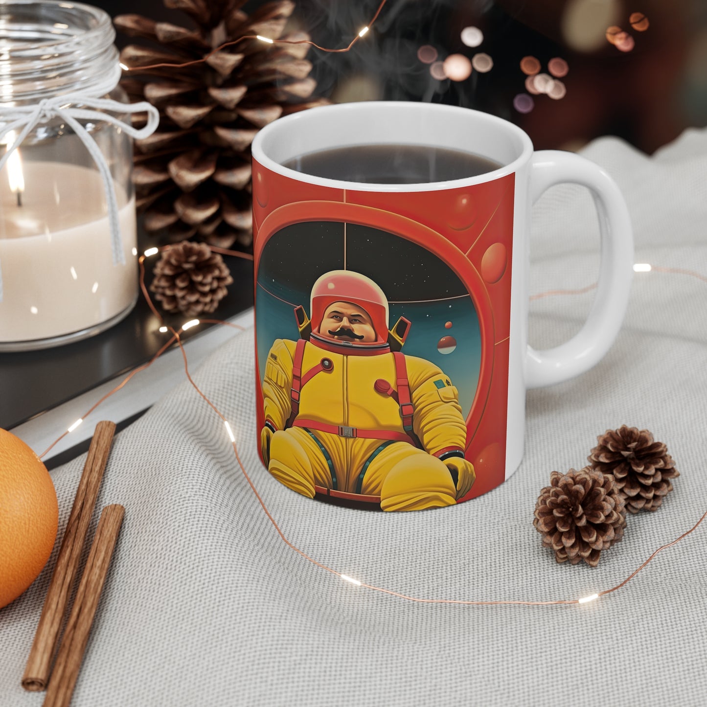 Cosmic Contemplation - Ceramic Mug 11oz