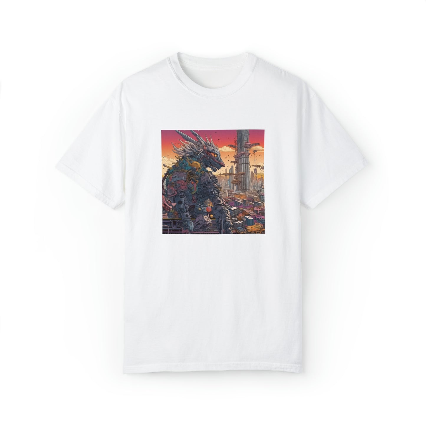 Mecha Godzilla - Unisex Garment-Dyed T-shirt