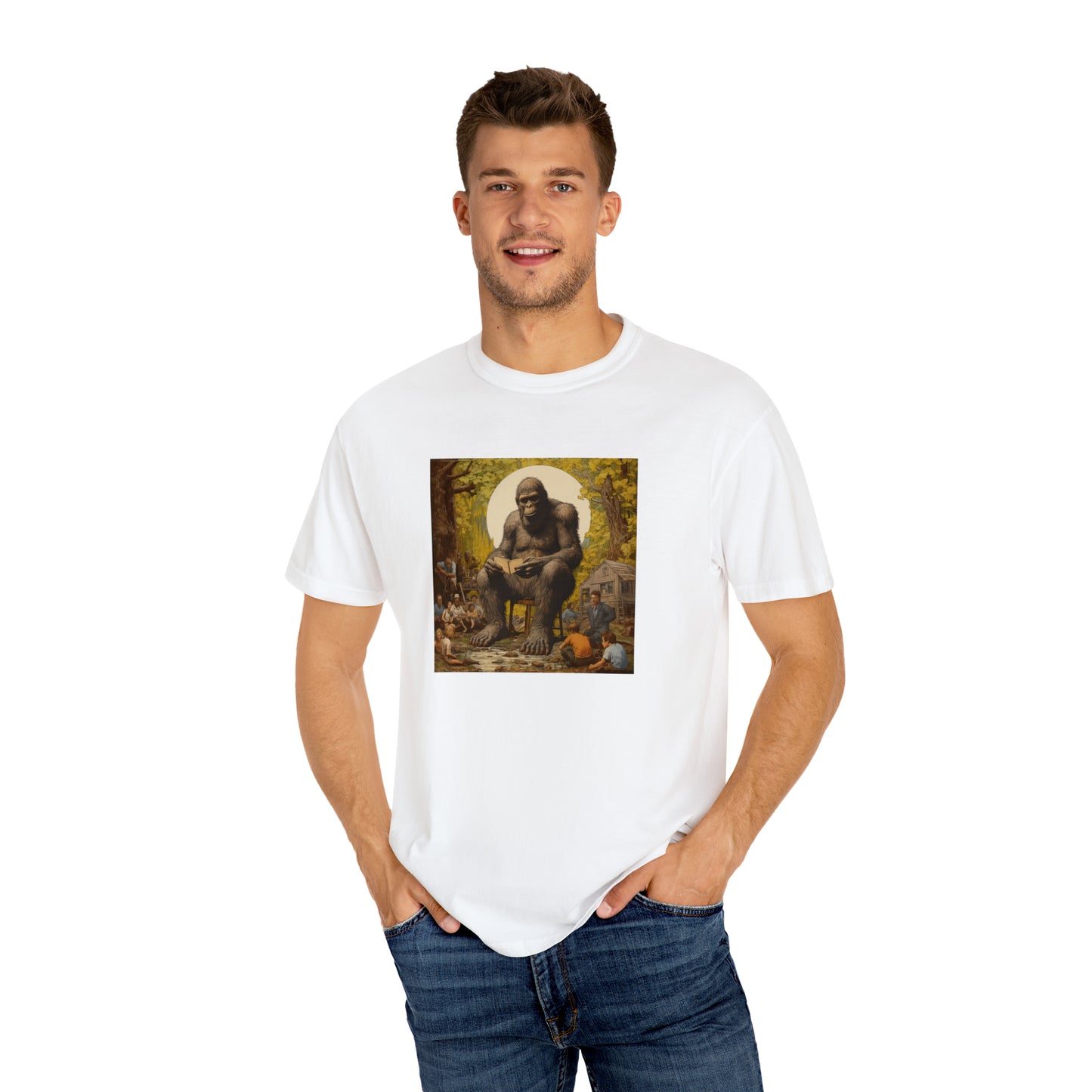 Bigfoot's Storytime Extravaganza - Unisex Garment-Dyed T-shirt