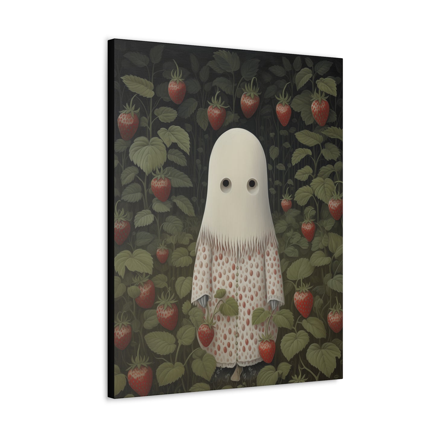 Ghost in the Strawberry Plants - Canvas Gallery Wraps