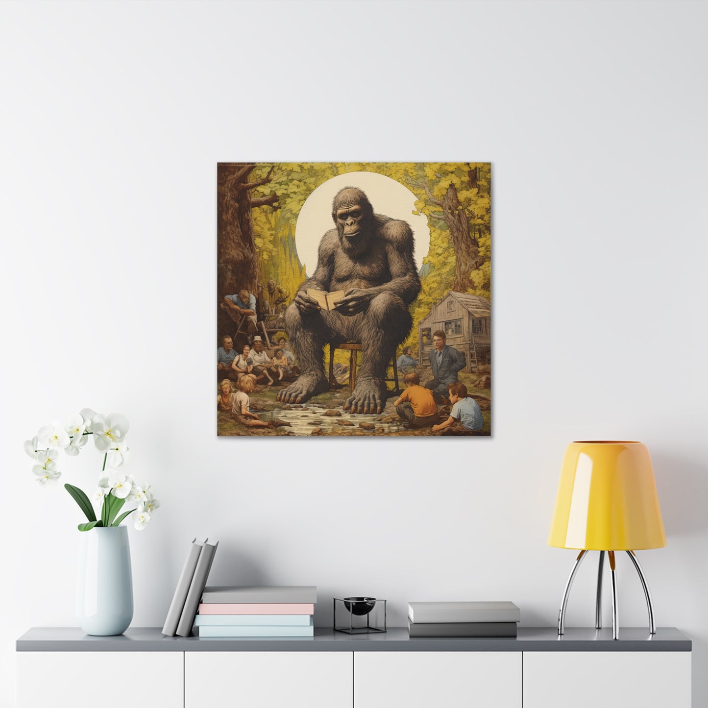 Bigfoot's Storytime Extravaganza - Canvas Gallery Wraps
