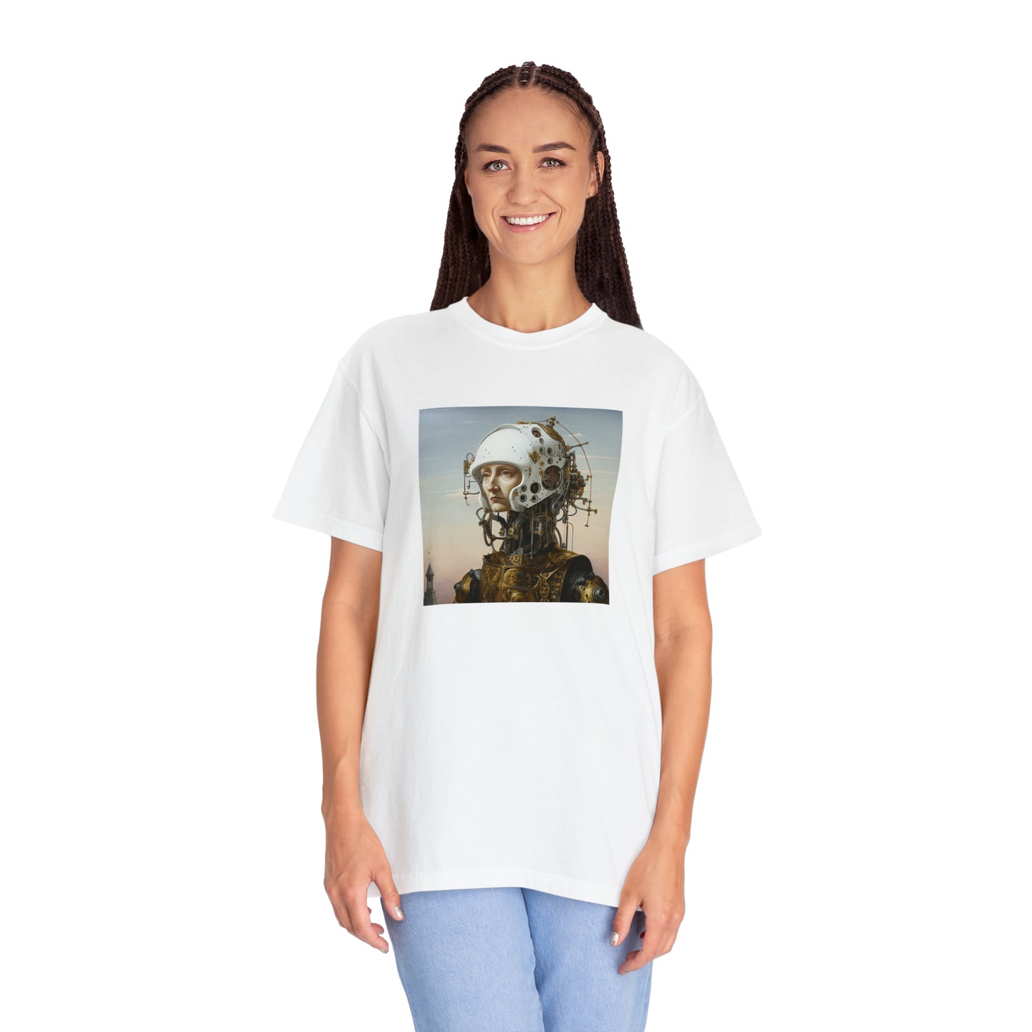 Techno Renaissance - Unisex Garment-Dyed T-shirt