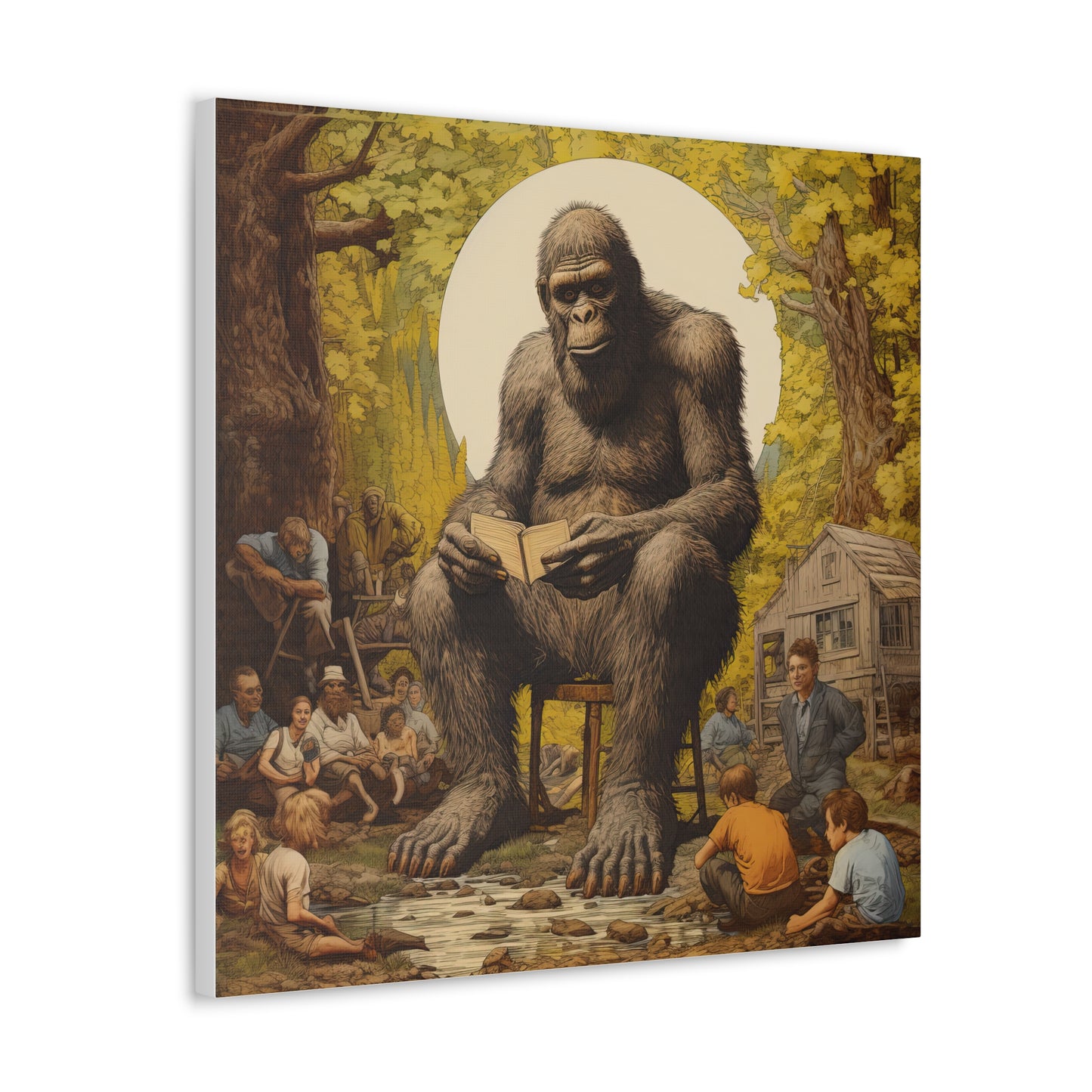 Bigfoot's Storytime Extravaganza - Canvas Gallery Wraps