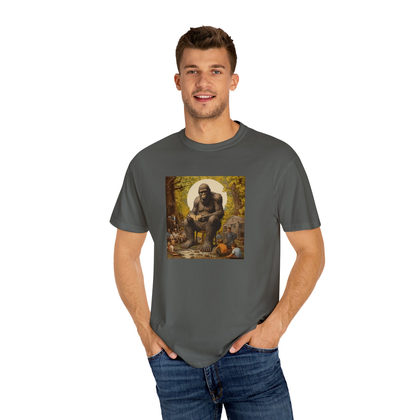 Bigfoot's Storytime Extravaganza - Unisex Garment-Dyed T-shirt