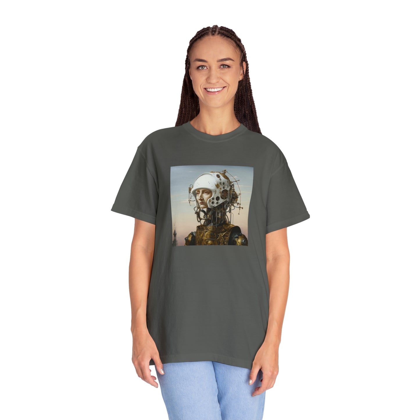 Techno Renaissance - Unisex Garment-Dyed T-shirt
