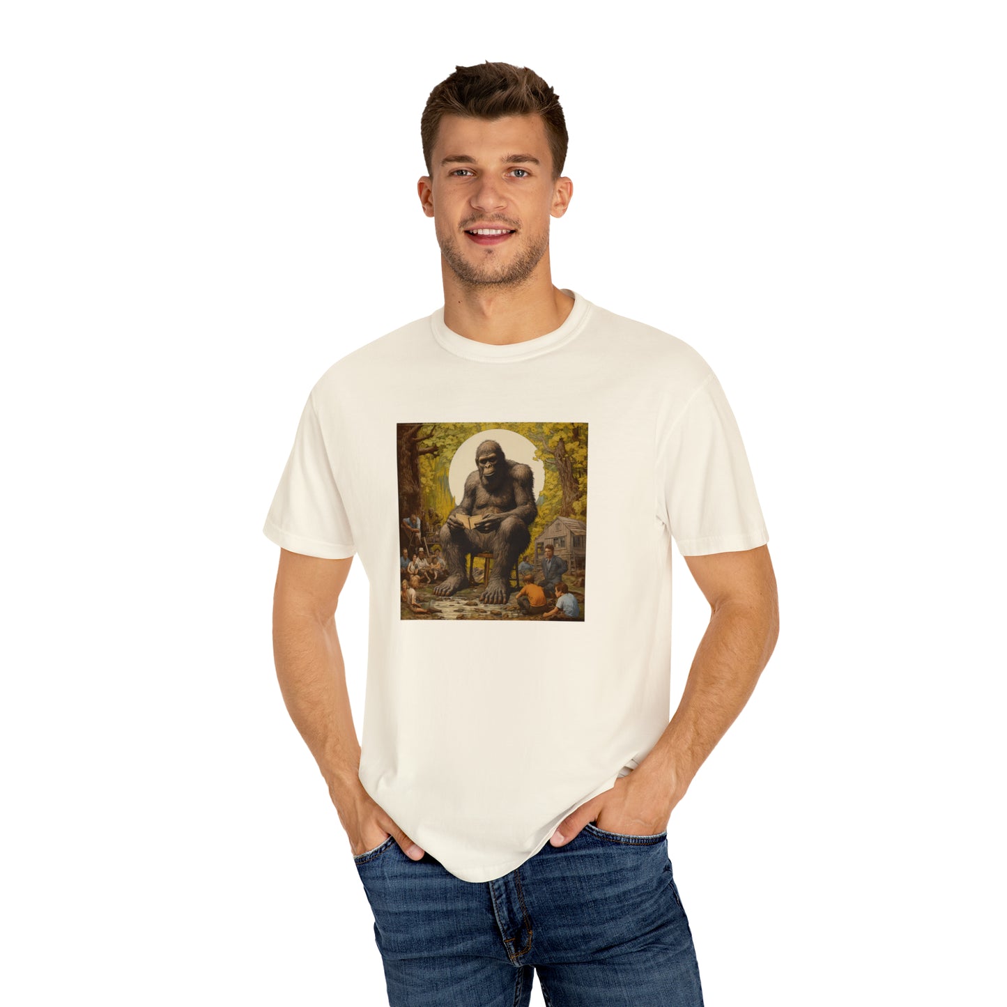 Bigfoot's Storytime Extravaganza - Unisex Garment-Dyed T-shirt