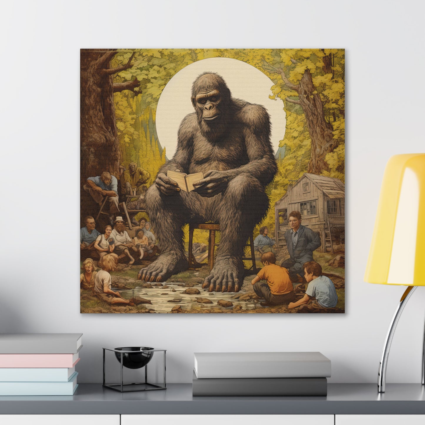 Bigfoot's Storytime Extravaganza - Canvas Gallery Wraps