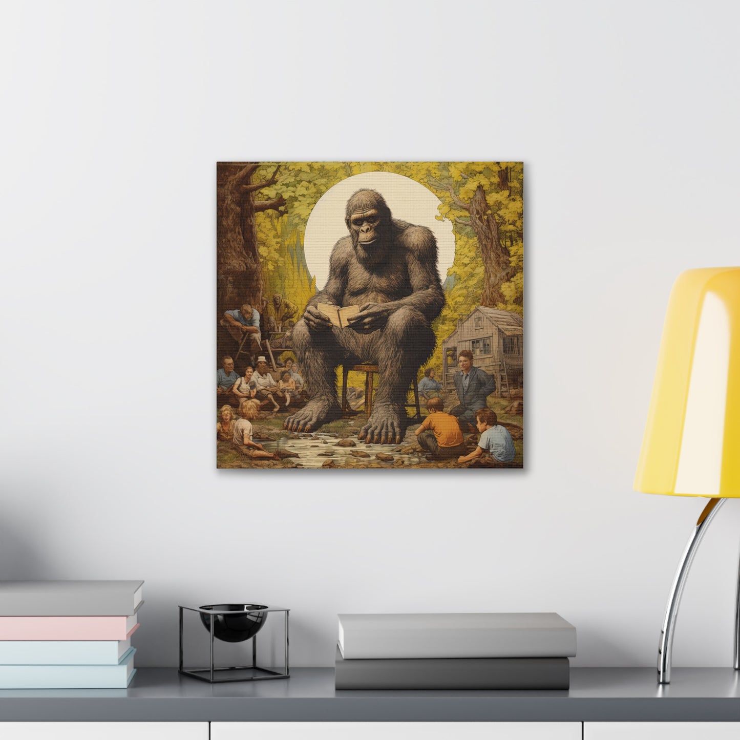 Bigfoot's Storytime Extravaganza - Canvas Gallery Wraps