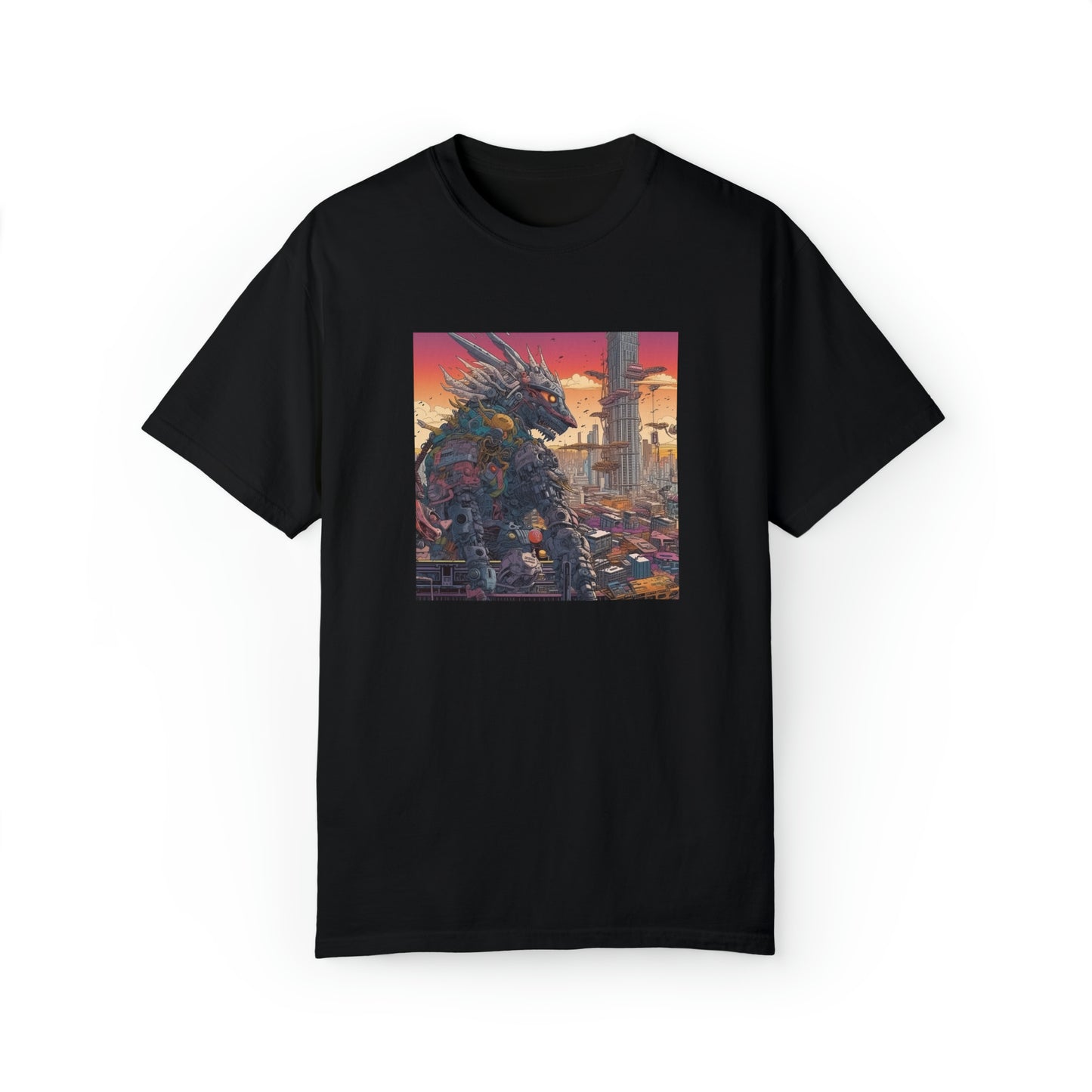 Mecha Godzilla - Unisex Garment-Dyed T-shirt