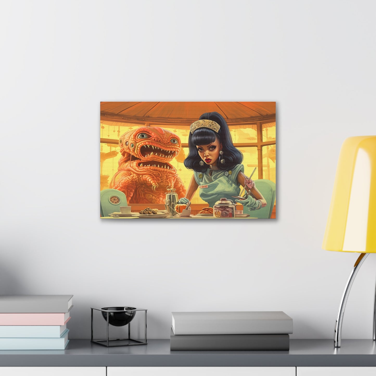 Galactic Grub - canvas gallery wrap (10″ x 8″)