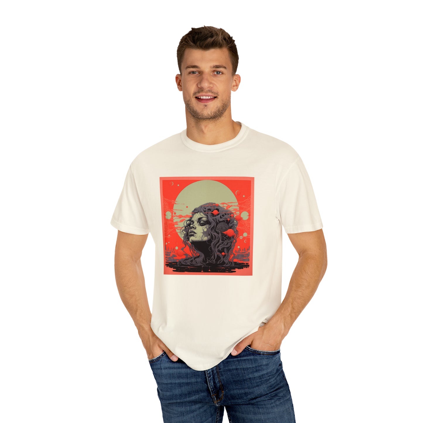 Lunar Enchantment - Unisex Garment-Dyed T-shirt