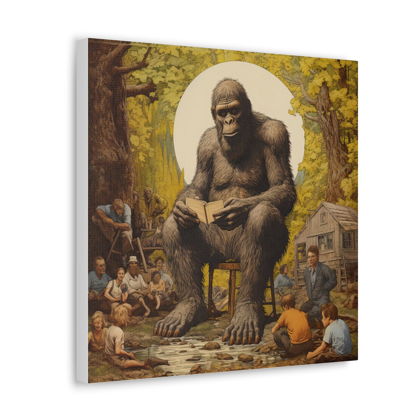 Bigfoot's Storytime Extravaganza - Canvas Gallery Wraps