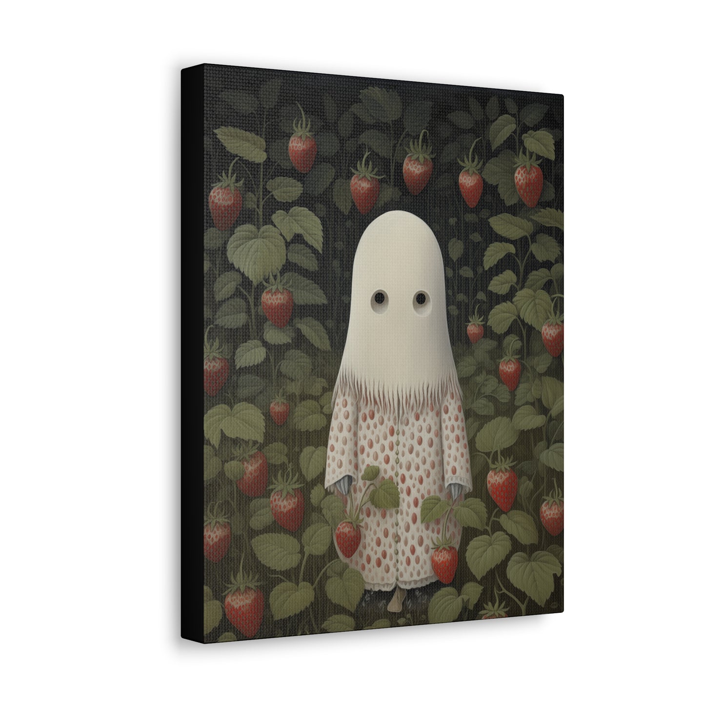 Ghost in the Strawberry Plants - Canvas Gallery Wraps