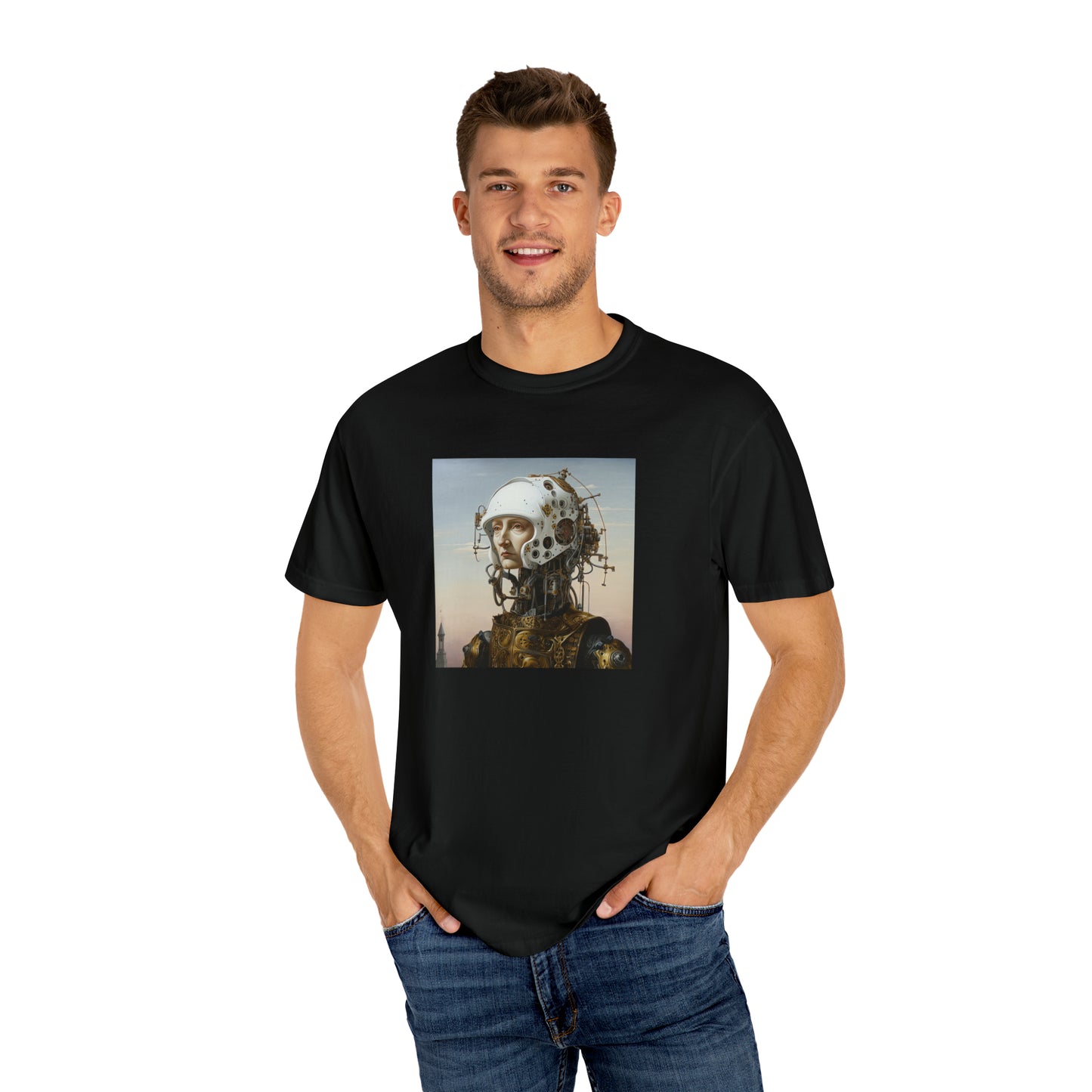 Techno Renaissance - Unisex Garment-Dyed T-shirt