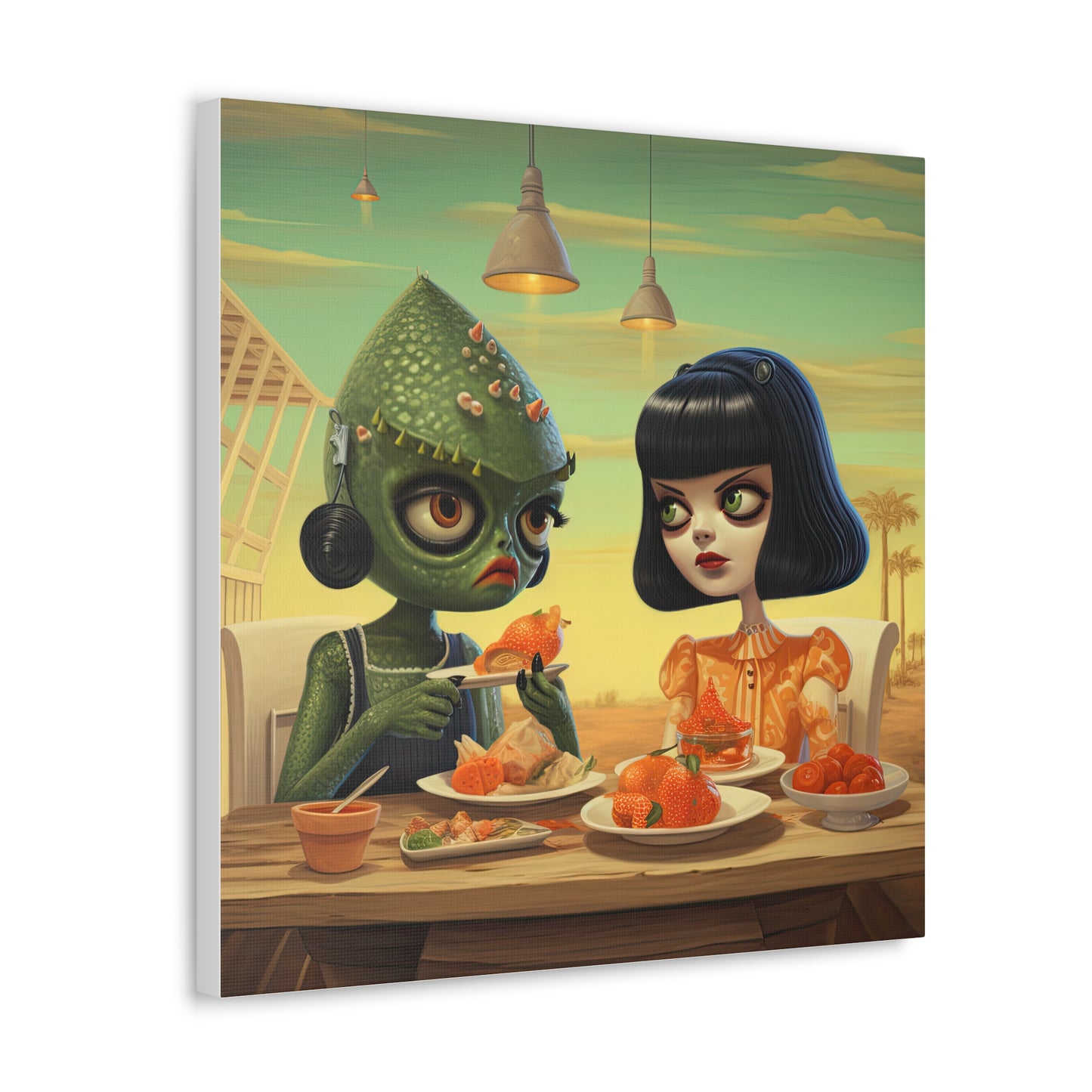 Arkansas Food Fiesta - Canvas Gallery Wraps