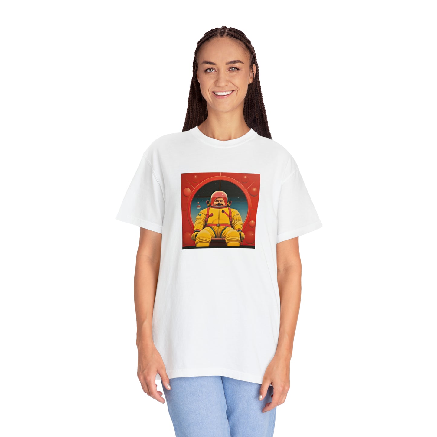 Cosmic Contemplation - Unisex Garment-Dyed T-shirt