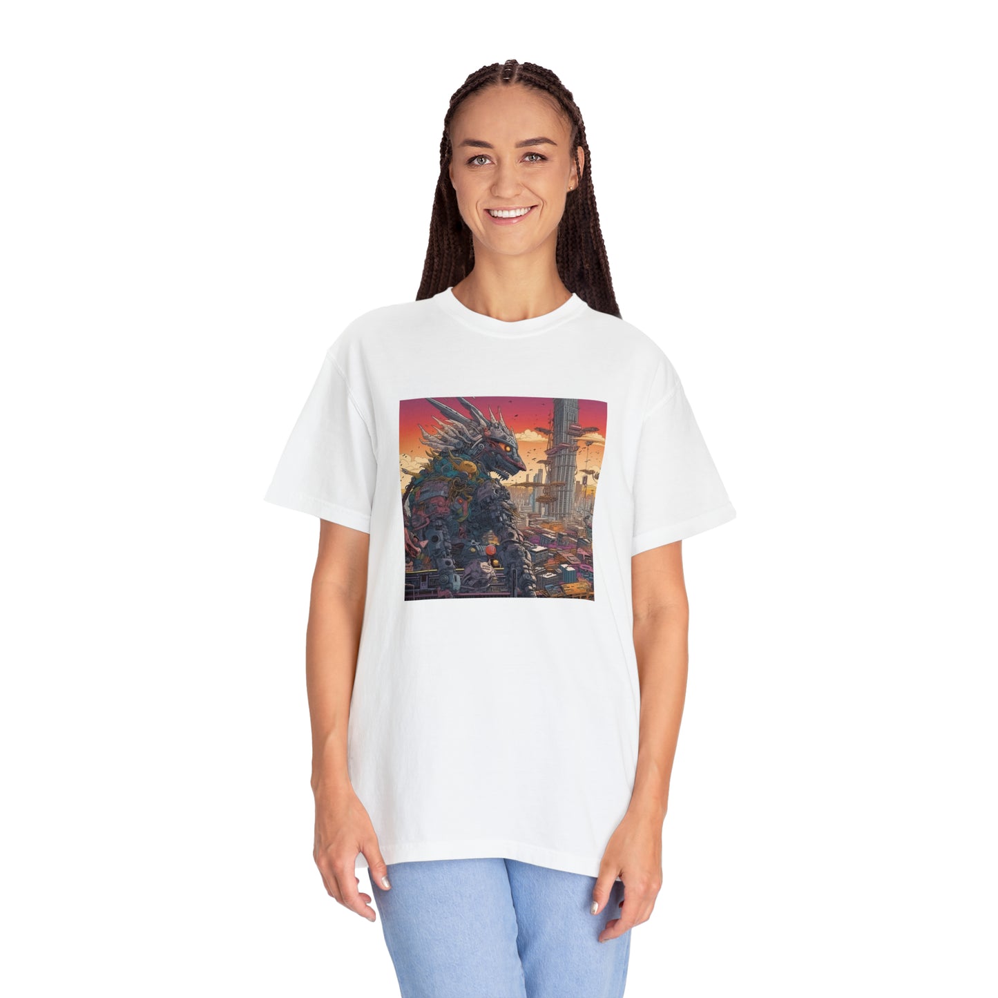 Mecha Godzilla - Unisex Garment-Dyed T-shirt