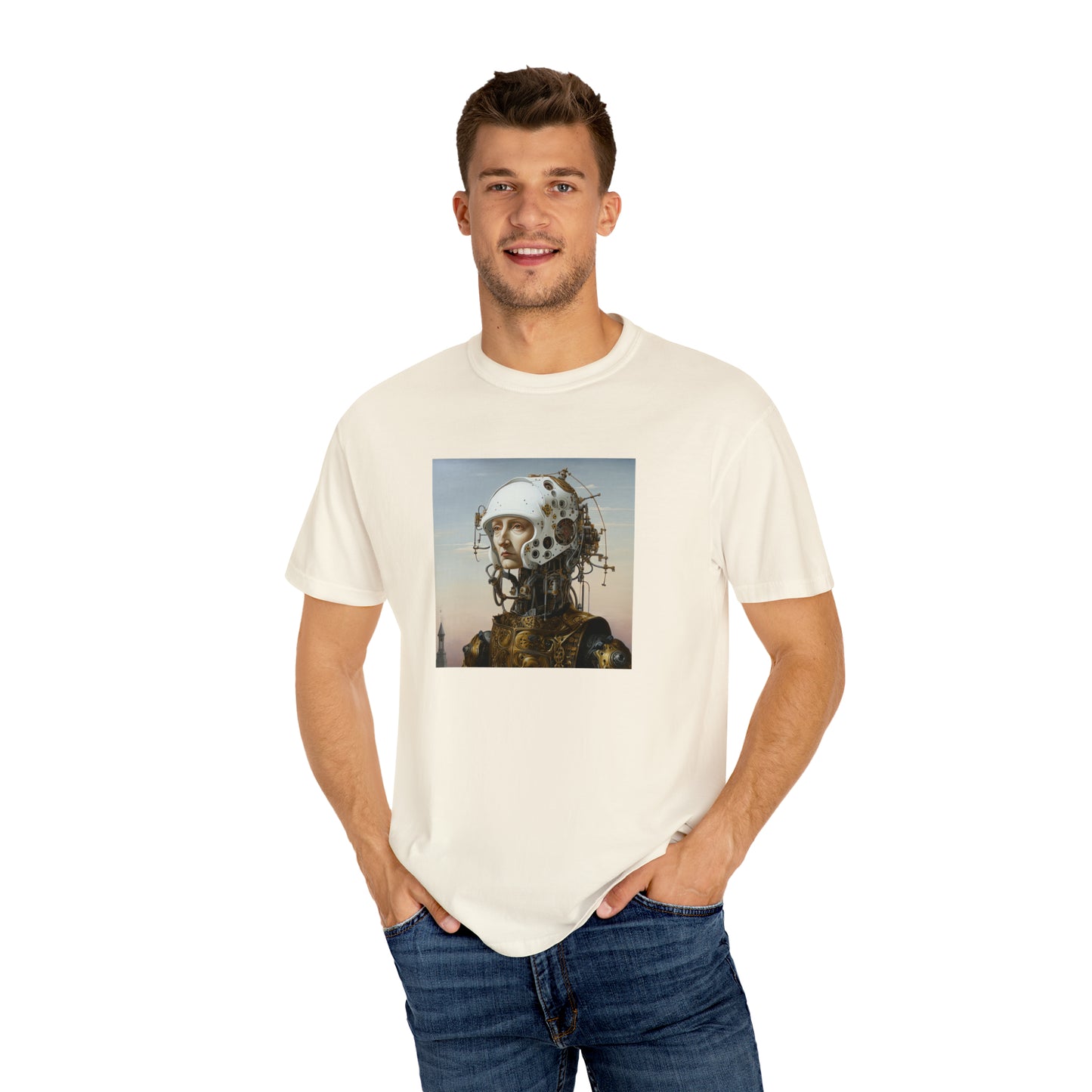 Techno Renaissance - Unisex Garment-Dyed T-shirt