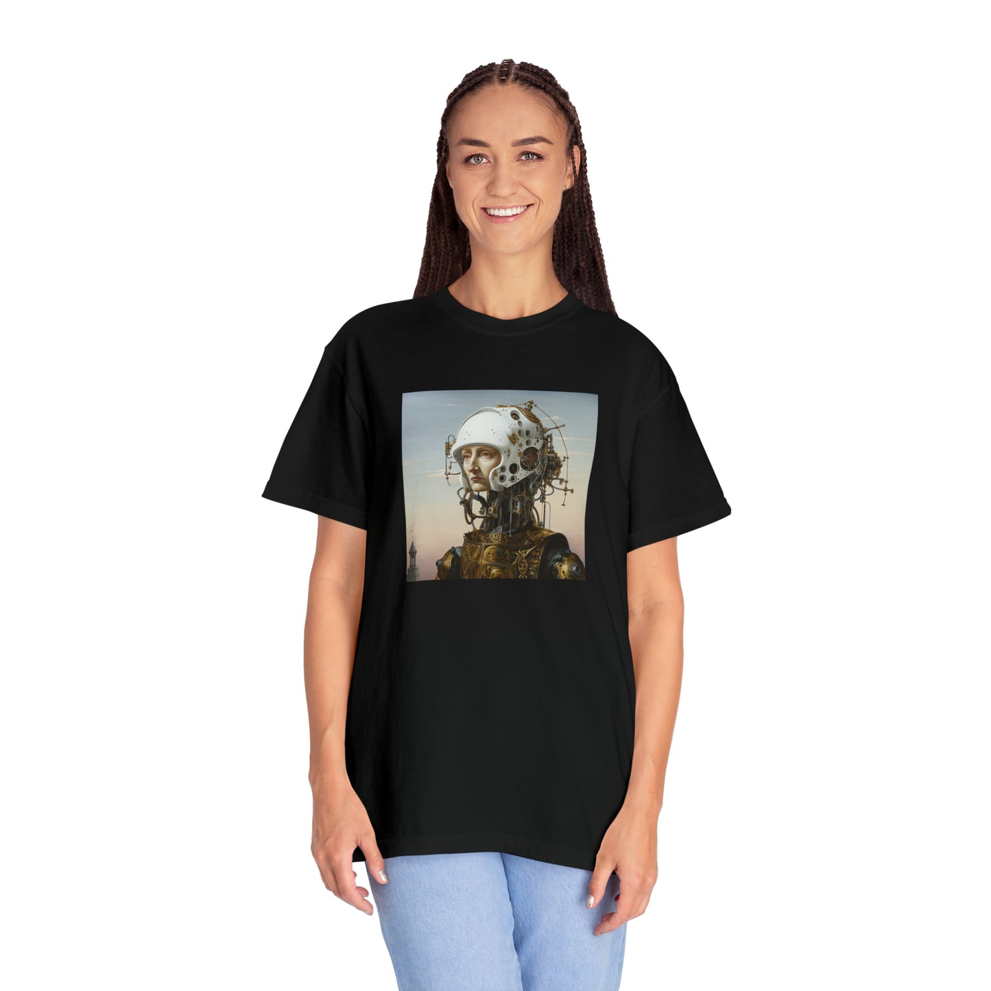 Techno Renaissance - Unisex Garment-Dyed T-shirt