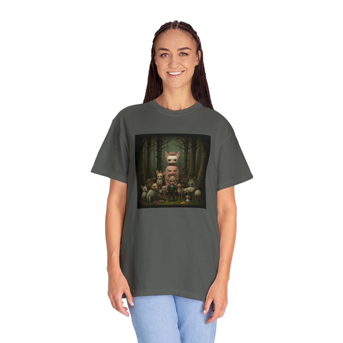 Enchanted Woodland Gathering - Unisex Garment-Dyed T-shirt