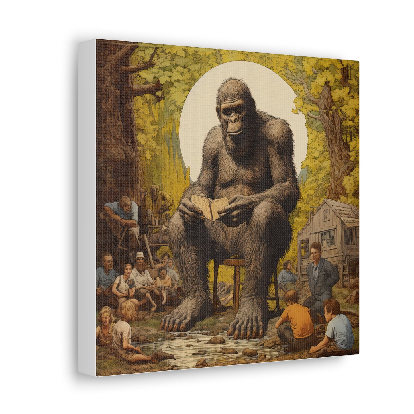 Bigfoot's Storytime Extravaganza - Canvas Gallery Wraps
