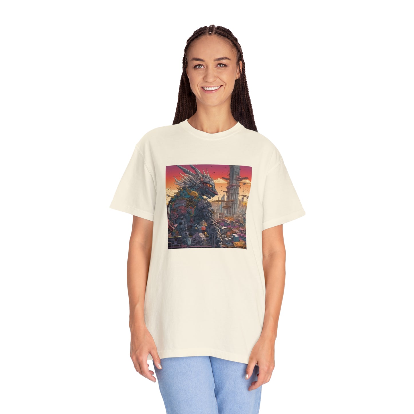 Mecha Godzilla - Unisex Garment-Dyed T-shirt