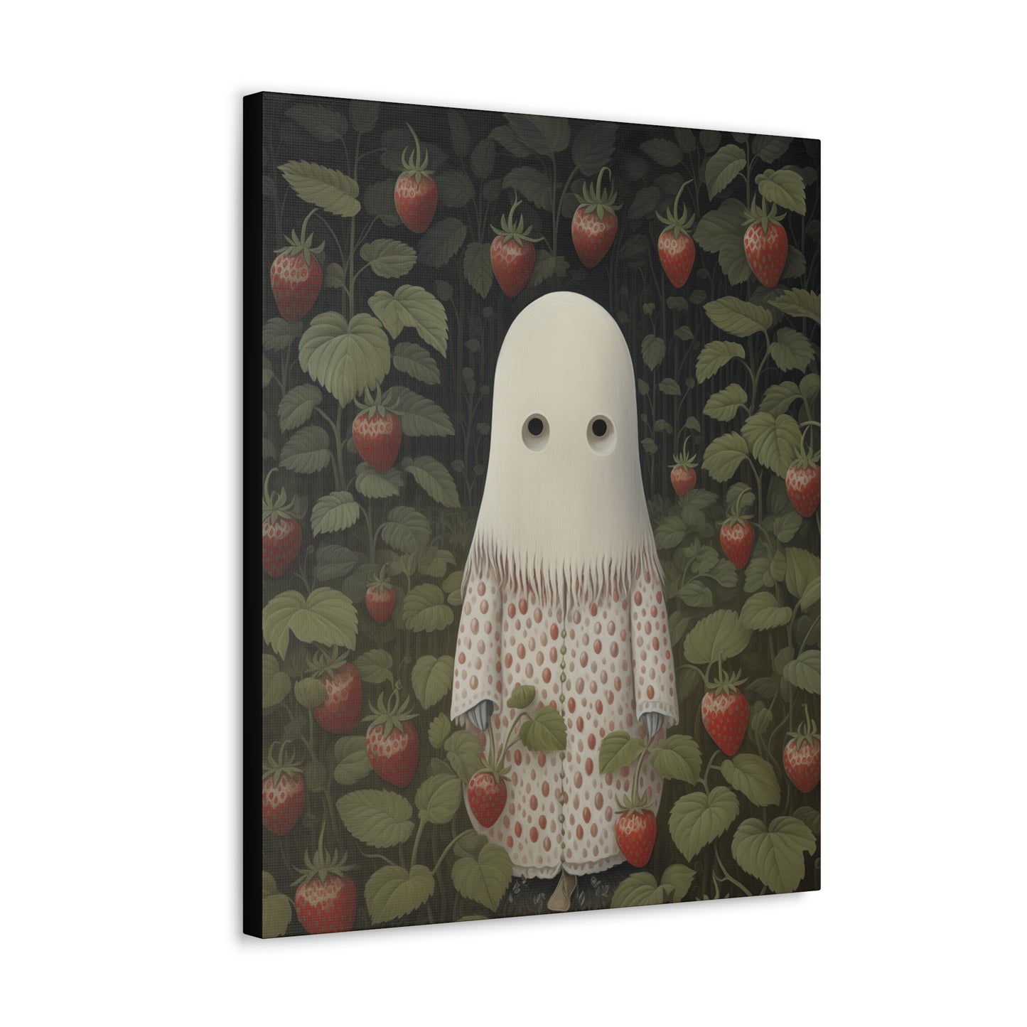 Ghost in the Strawberry Plants - Canvas Gallery Wraps