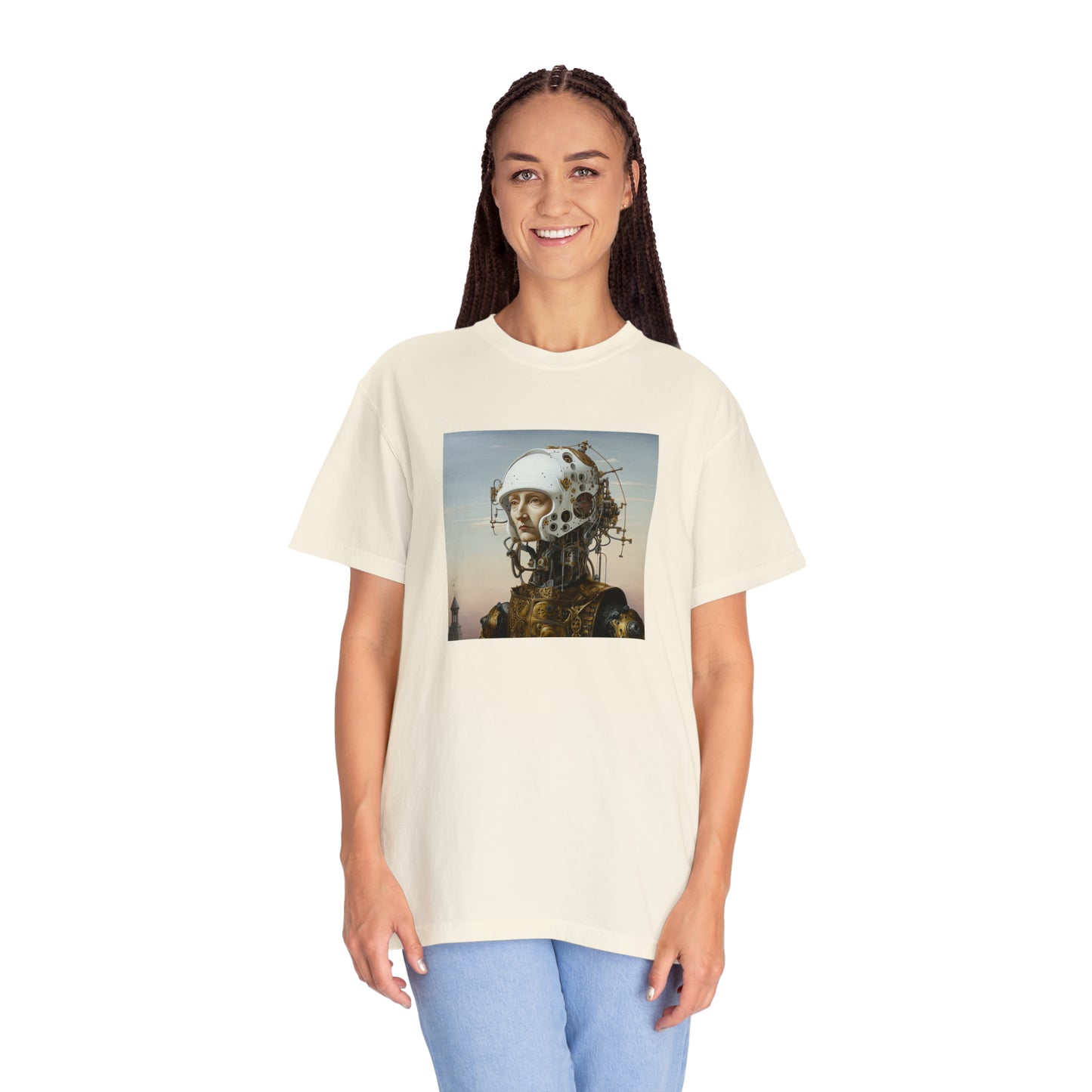 Techno Renaissance - Unisex Garment-Dyed T-shirt