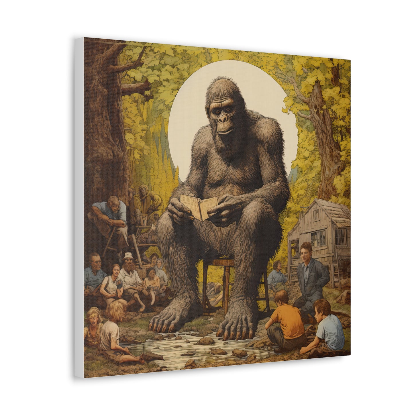 Bigfoot's Storytime Extravaganza - Canvas Gallery Wraps