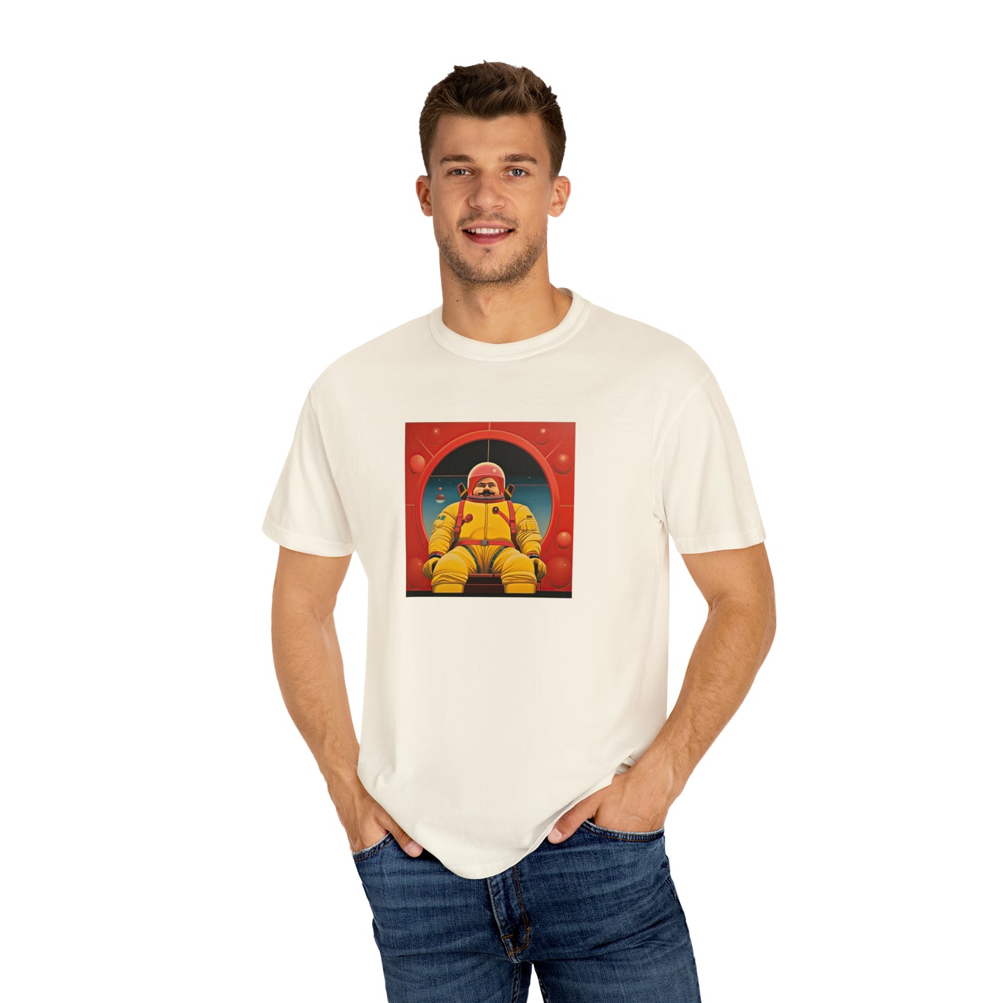Cosmic Contemplation - Unisex Garment-Dyed T-shirt