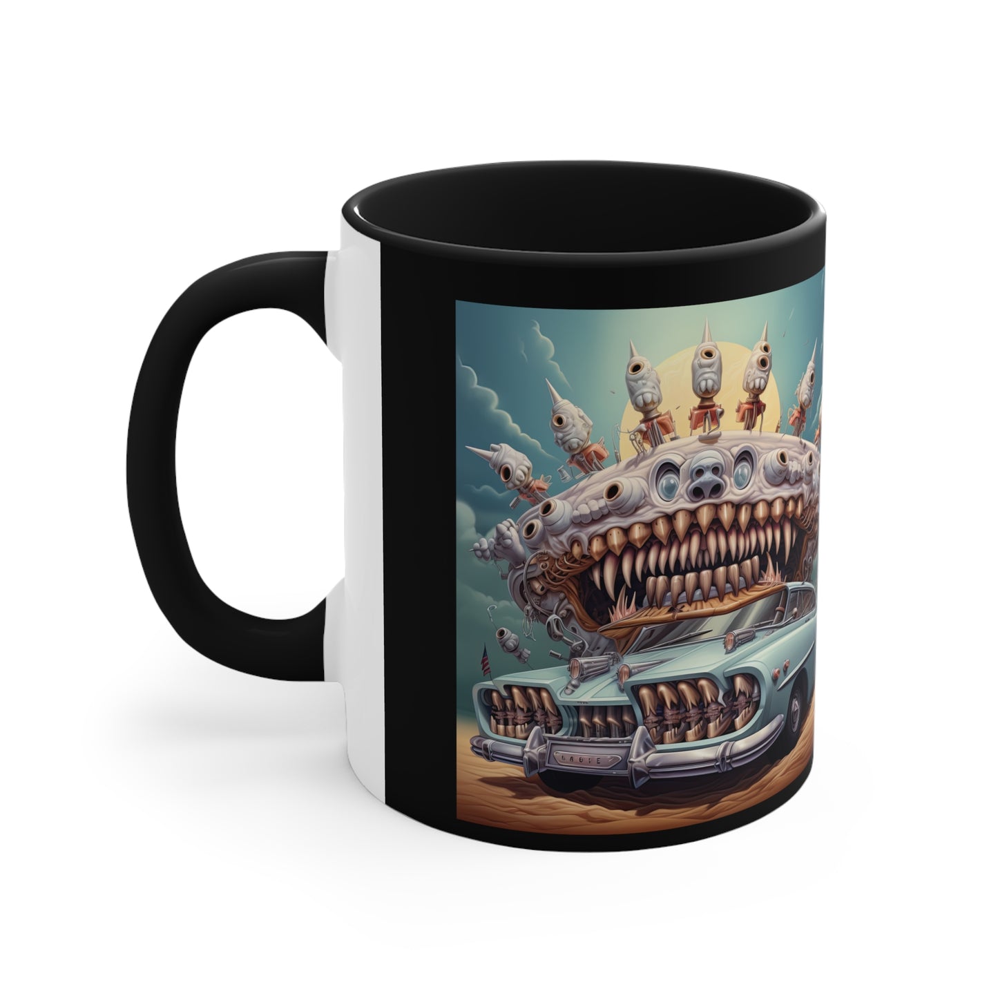 Toothed Terror - Accent Coffee Mug, 11oz