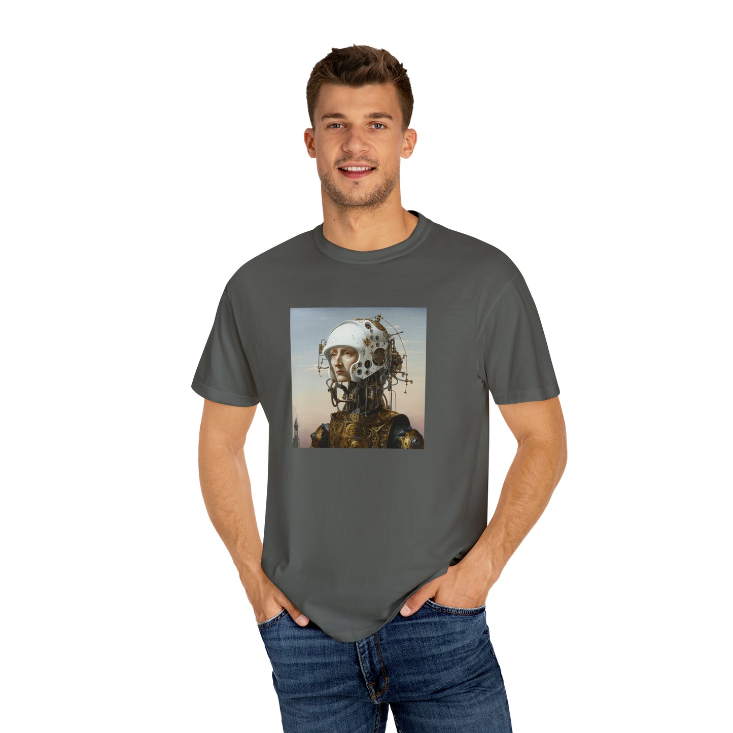 Techno Renaissance - Unisex Garment-Dyed T-shirt