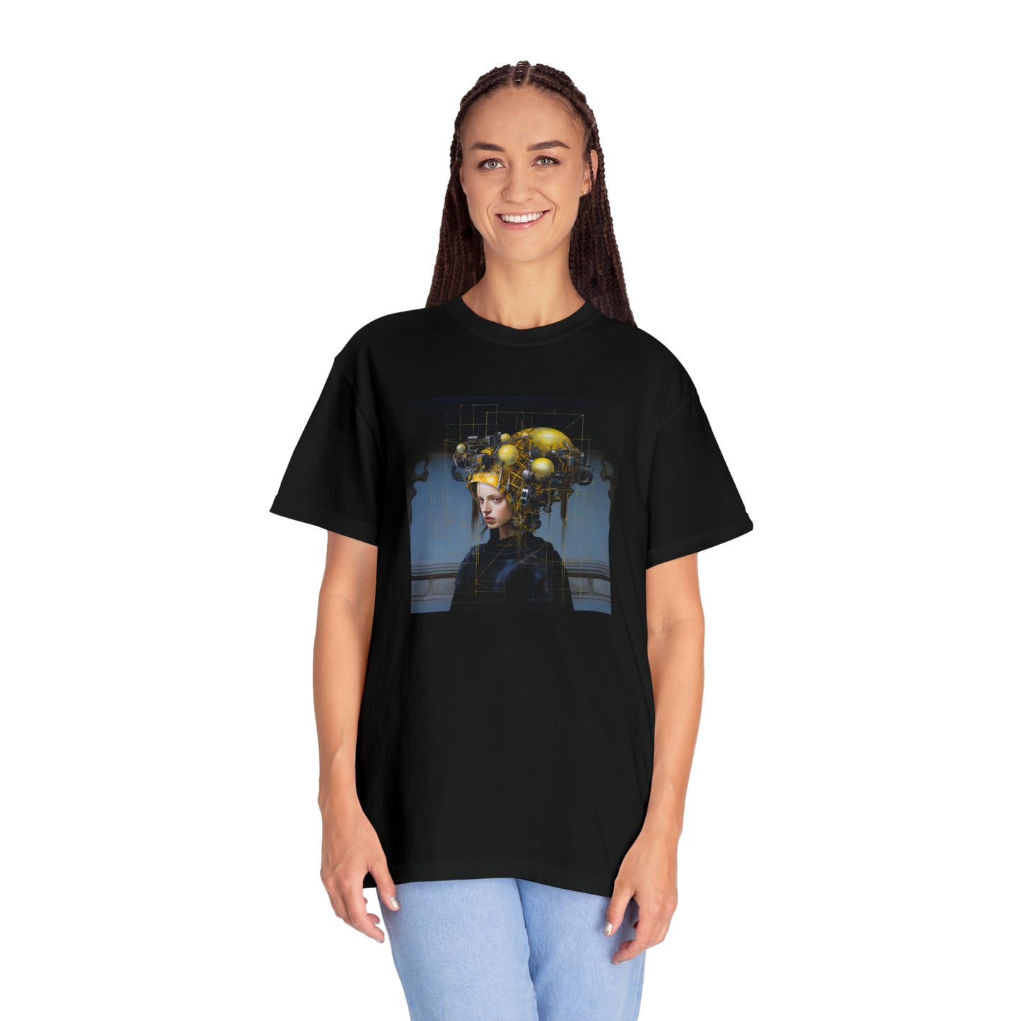 Glitch Renaissance - Unisex Garment-Dyed T-shirt