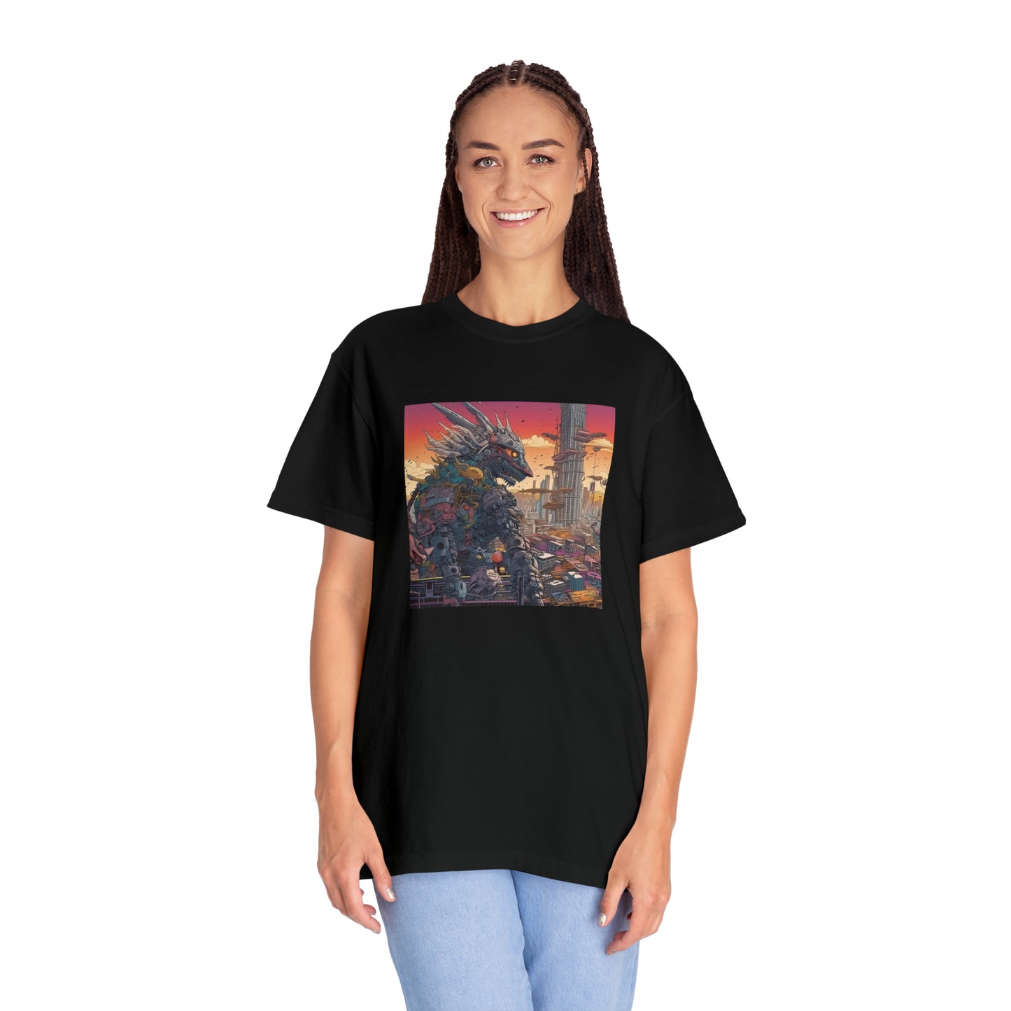 Mecha Godzilla - Unisex Garment-Dyed T-shirt