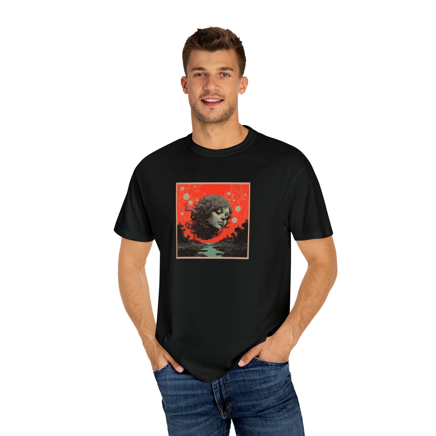 Dreamscape Reverie - Unisex Garment-Dyed T-shirt