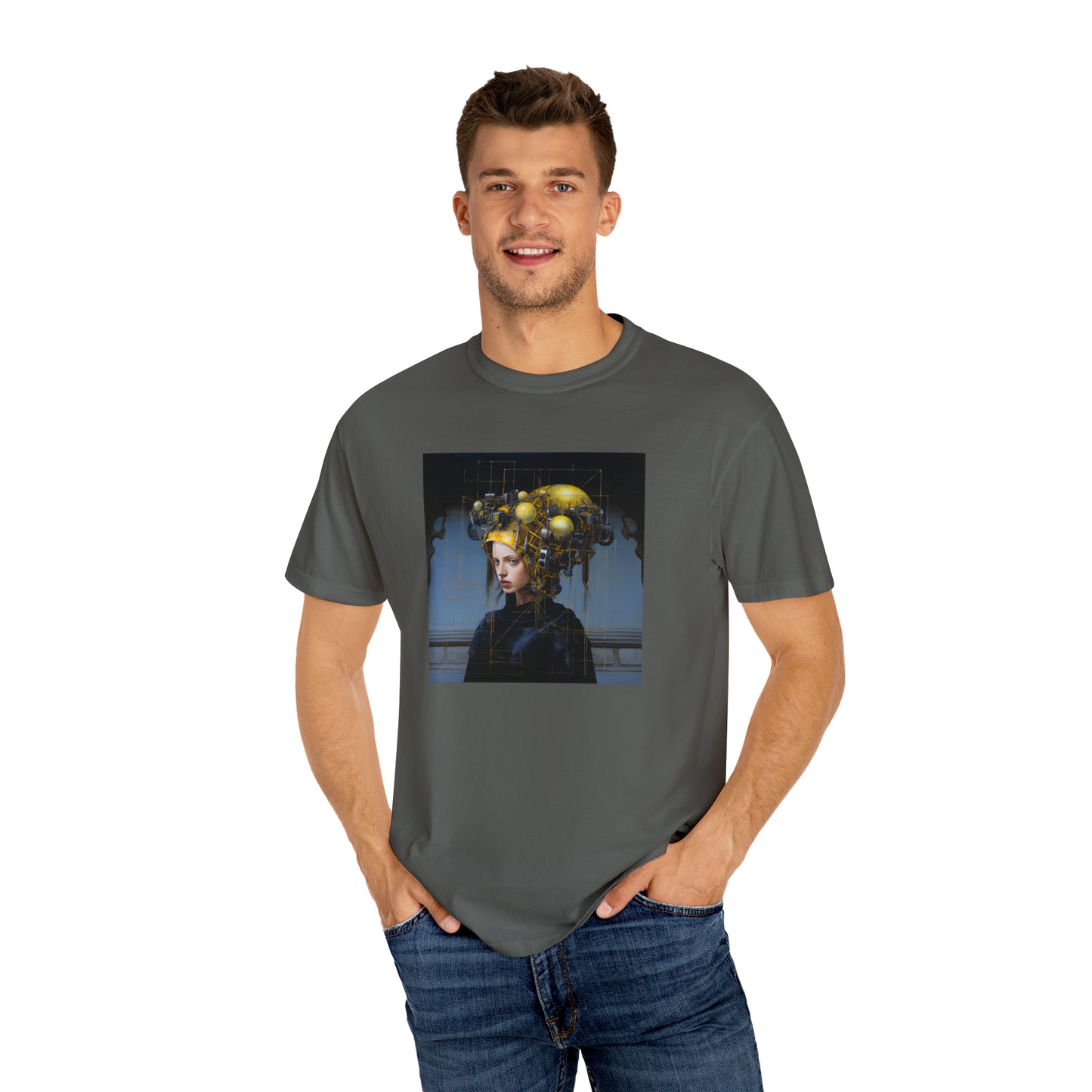 Glitch Renaissance - Unisex Garment-Dyed T-shirt