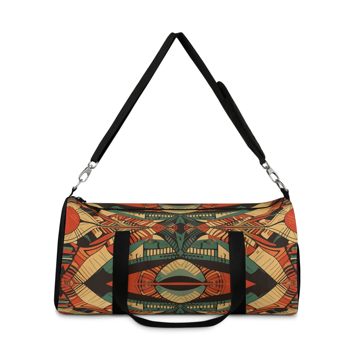 Ecstasy Heart Art Deco Duffel Bag