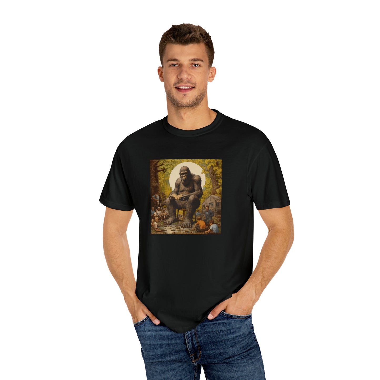 Bigfoot's Storytime Extravaganza - Unisex Garment-Dyed T-shirt