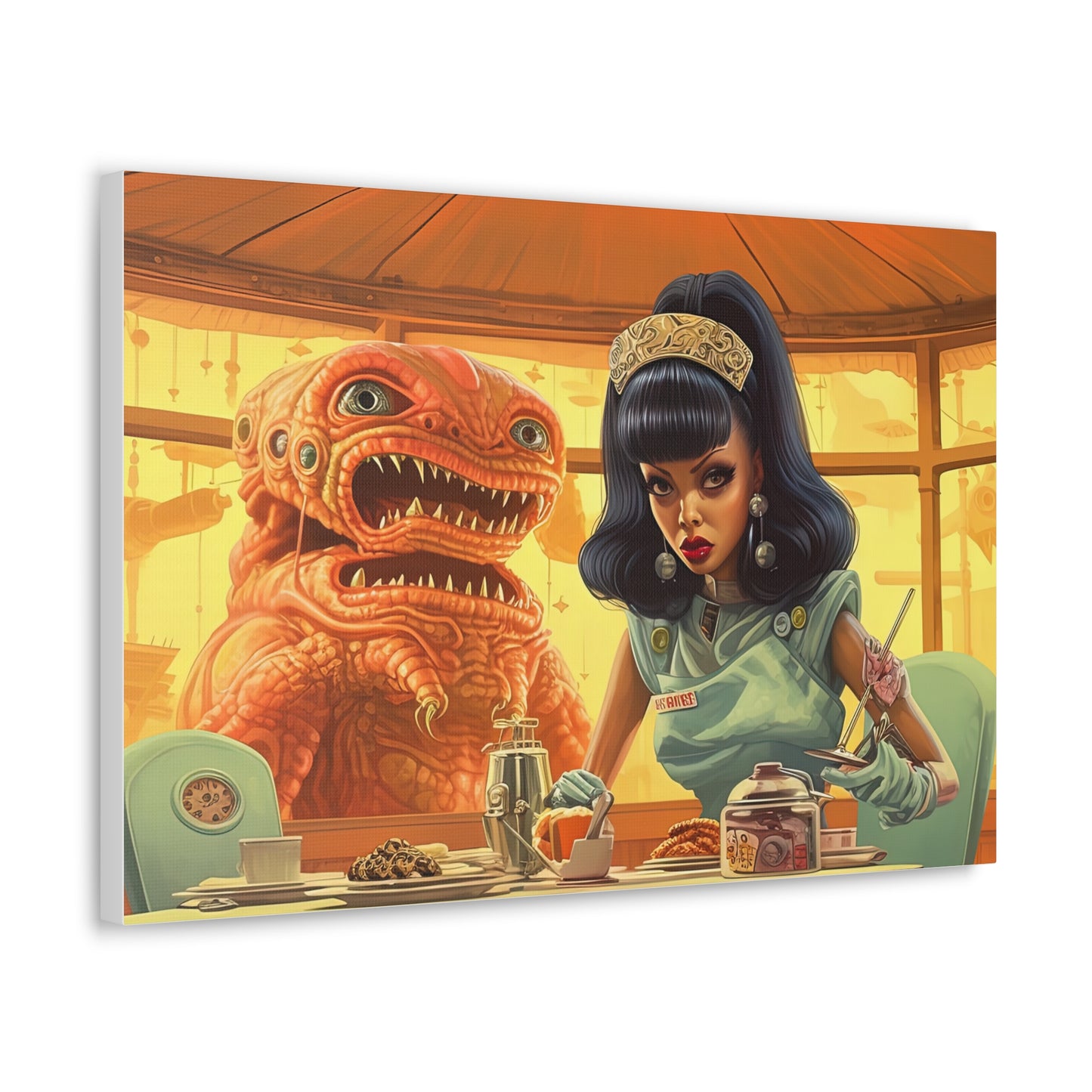 Galactic Grub - canvas gallery wrap (10″ x 8″)