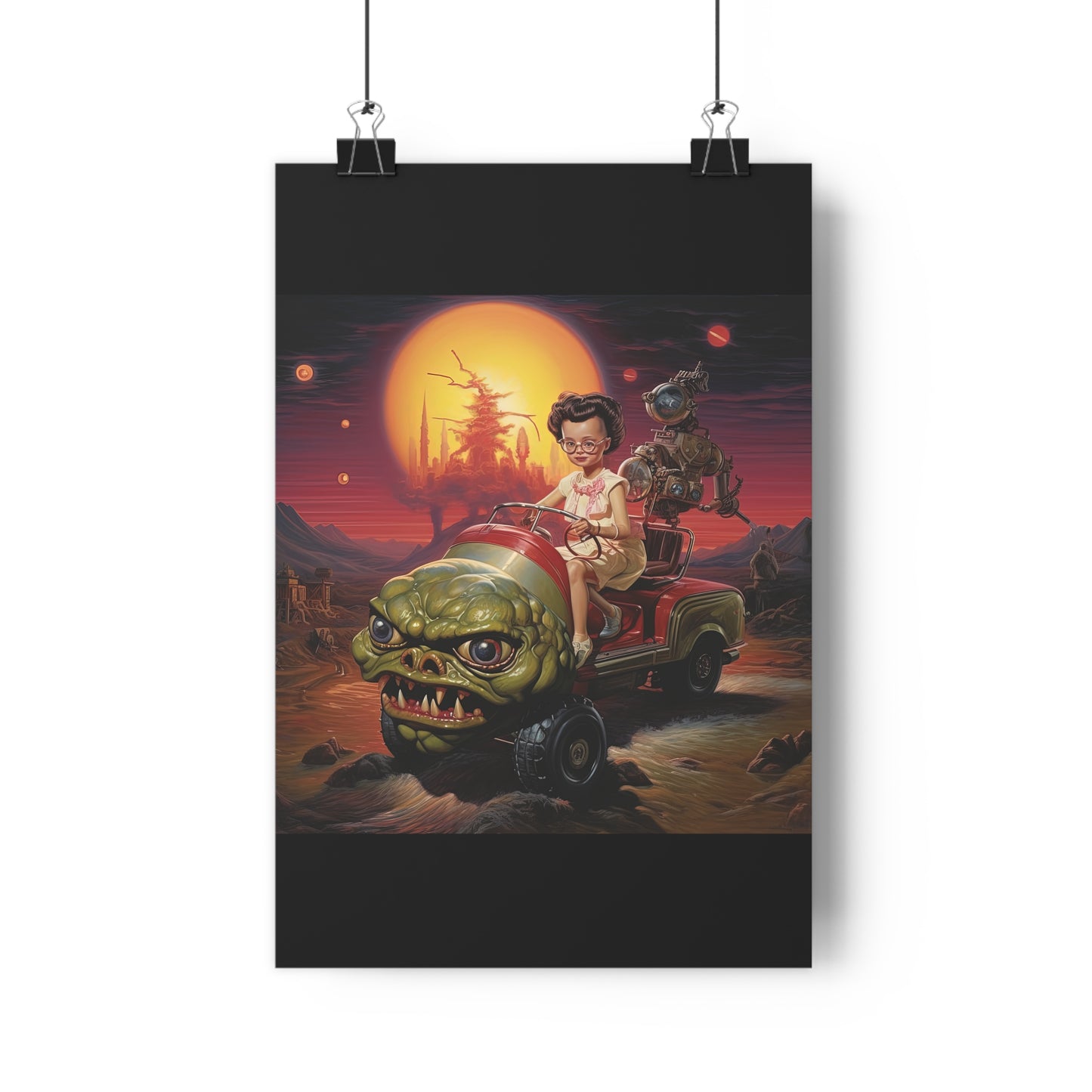 Goblin Buggy Joyride - Giclée Art Print