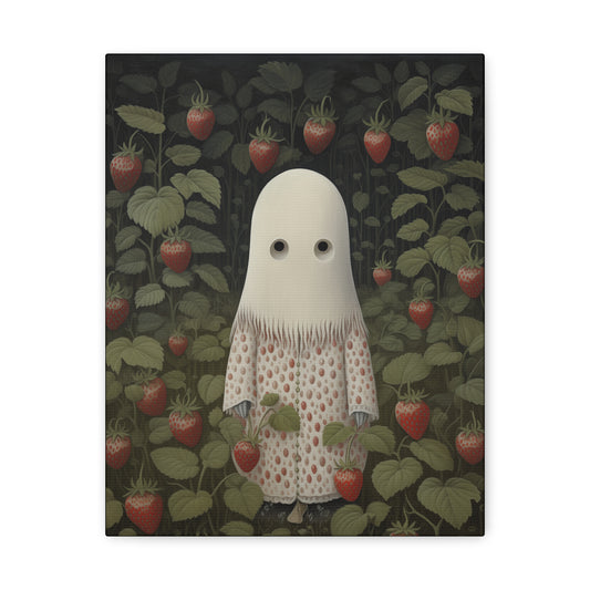 Ghost in the Strawberry Plants - Canvas Gallery Wraps