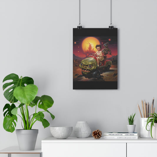 Goblin Buggy Joyride - Giclée Art Print