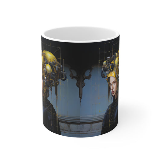 Glitch Renaissance Ceramic Mug 11oz