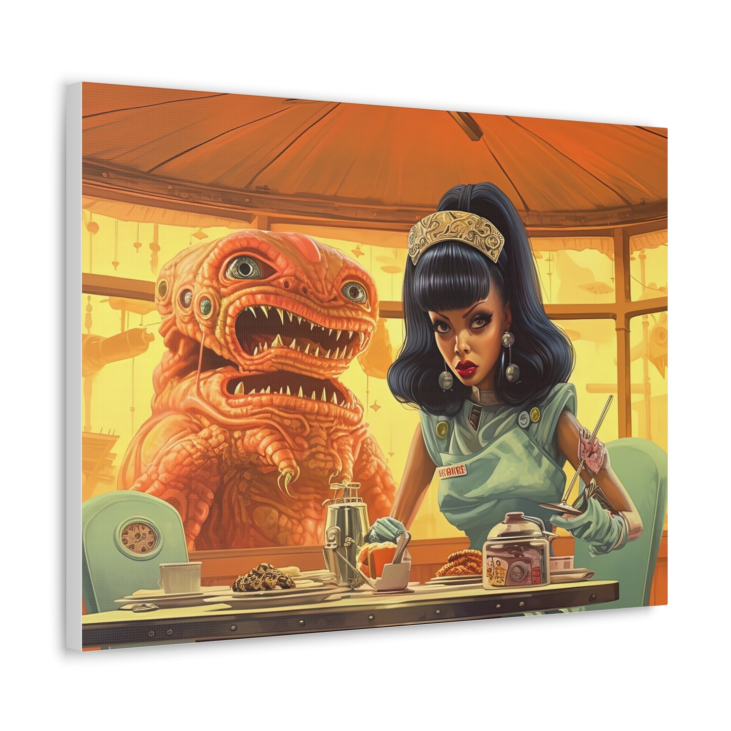 Galactic Grub - canvas gallery wrap (10″ x 8″)