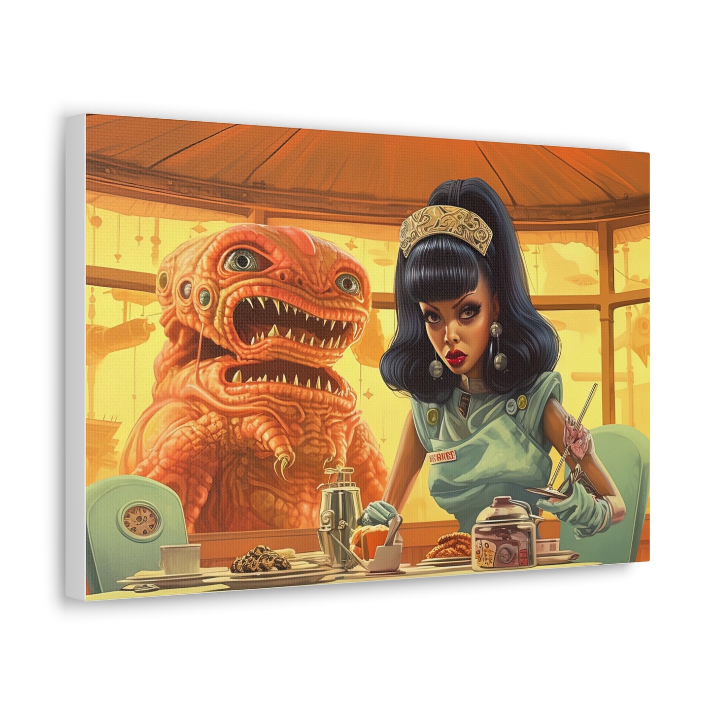 Galactic Grub - canvas gallery wrap (10″ x 8″)