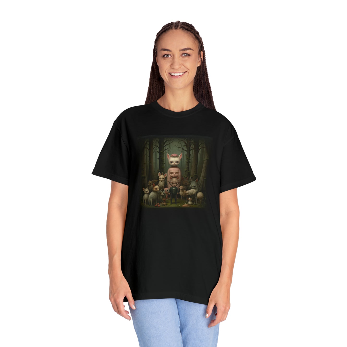 Enchanted Woodland Gathering - Unisex Garment-Dyed T-shirt