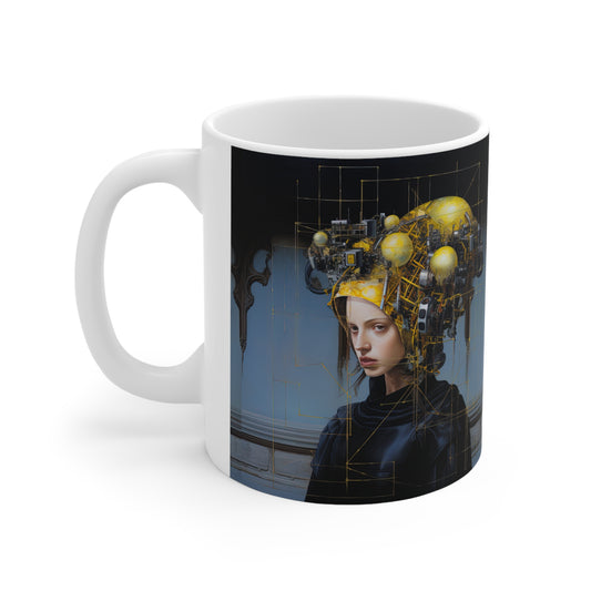 Glitch Renaissance Ceramic Mug 11oz